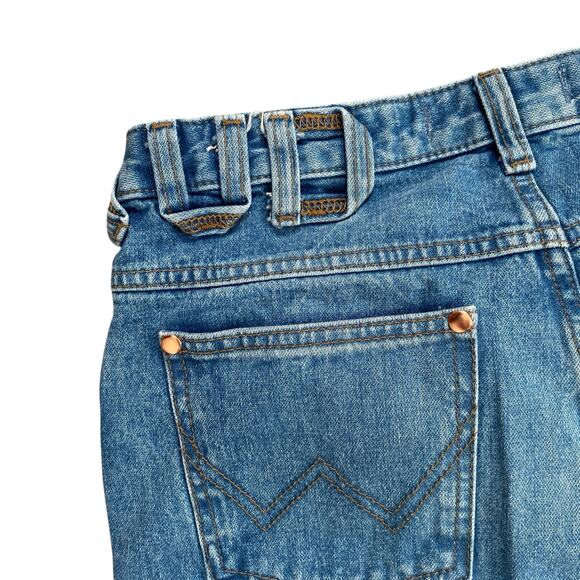 WRANGLER + STAUD the loose fit Jean 27x32 Light Wash Blue Wide Leg Mid Rise - Picture 8 of 12